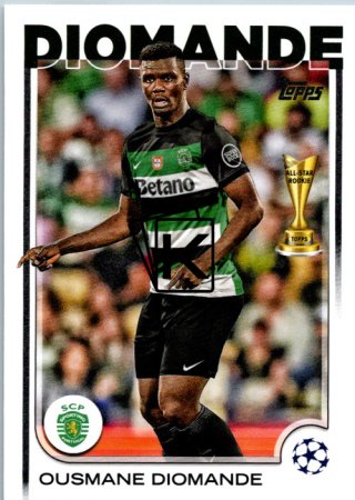 fotbalová kartička 2024-25 Topps UEFA Club Competitions Flagship 122 Ousmane Diomande Sporting Lisabon
