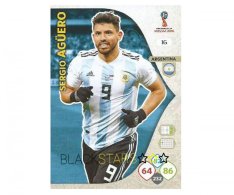 Fotbalová kartička Panini Adrenalynl XL World Cup Russia 2018 Team Mate 16 Sergio Aguero Argentina