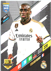 fotbalová karta Panini FIFA 365 2024 Adrenalyn RMA9 Ferland Mendy Real Madrid CF Team Mate