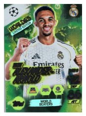 fotbalová kartička 2025-26 Topps Match Attax UCC Worldies Limited Edition - World Beaters (Booster Tin 1) WLE 2 Trent Alexander-Arnold (Real Madrid CF)