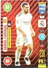 fotbalová karta Panini Adrenalyn XL FIFA 365 2021 Fans´ Favourite  32 Daniel Carvajal Real Madrid CF