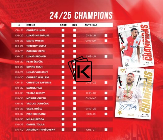 2025-26 SportZoo SK Slavia Praha Starterpack