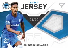 fotbalová kartička 2021-22 SportZoo Fortuna Game Jersey GJ-GS Theo Gebre Selassie FC Slovan Liberec