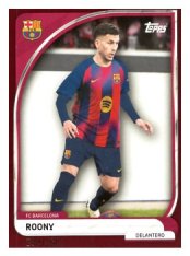 fotbalová kartička 2025-26 Topps Team set FC Barcelona Roony /350