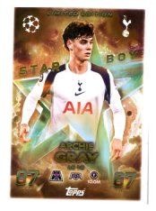 fotbalová kartička 2025-26 Topps Match Attax UCC Starboy Limited Edition LE 18 Archie Gray (Tottenham Hptspur)