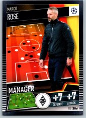 fotbalová kartička 2020-21 Topps Match Attax 101 Champions League 119 Marco Rose VfL Borussia Mönchengladbach