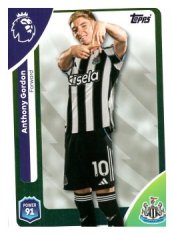 fotbalová kartička 2025-26 Topps  Premier League 230 Anthony Gordon (Newcastle United)