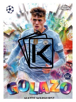 fotbalová kartička 2024-25 Topps Chrome Golazo 11 - Matty Warhust RC