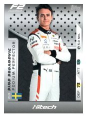 2025 Topps Turbo Attax F1 Hitech TGR F2 Podium Perfections HP 213 Dino Beganovic