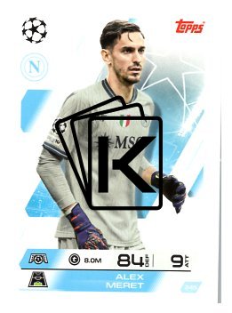 fotbalová kartička 2025-26 Topps Match Attax UCC 245 Alex Meret (SSC Napoli)