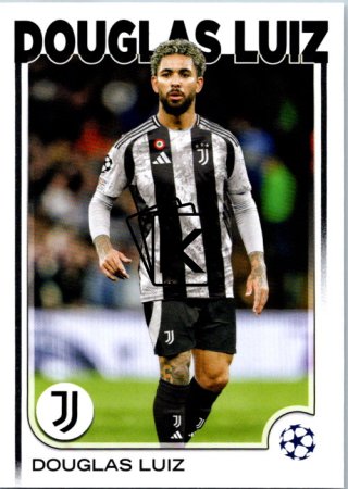 fotbalová kartička 2024-25 Topps UEFA Club Competitions Flagship 25 Douglas Luiz Juventus