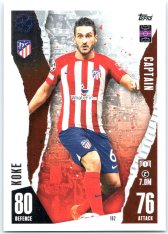 Fotbalová kartička 2023-24 Topps Match Attax UEFA Club Competitions 162 Koke Atlético de Madrid