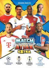 Fotbalové Album na karty A4  2023-24 Topps Match Attax EXTRA UCC ( 576 karet)