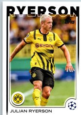fotbalová kartička 2024-25 Topps UEFA Club Competitions Flagship 191 Julian Ryerson Borussia Dortmund