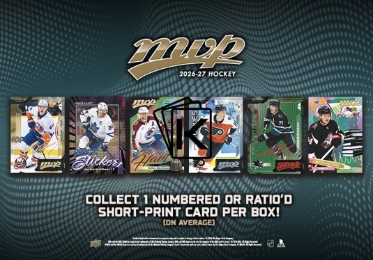 202627 Upper Deck MVP Hockey Hobby Balíček