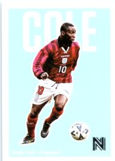 2017 Panini Nobility 46 Andy Cole - England
