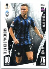 2023-24 Topps Match Attax EXTRA UEFA Club Competition Squad Update 36 Teun Koopmeiners (Atalanta BC)
