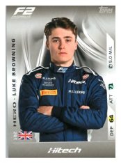 2025 Topps Turbo Attax F1 Hitech TGR F2 Teams HP 182 Luke Browning