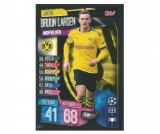Fotbalová kartička 2019-2020  Topps Champions League Match Attax -  Borussia Dortmund - Jacob Bruun Larsen 15