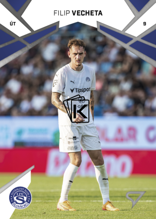 Fotbalová kartička 2024-25 SportZoo Chance Liga Serie 1 1. FC Slovácko Rigino Filip Vecheta 72