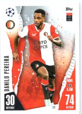 Fotbalová kartička 2023-24 Topps Match Attax UEFA Club Competitions 251 Danilo Pereira Feyenoord