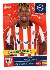 2025-26 Topps Champions League AC Bilbao 110 Nico Williams
