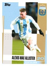 fotbalová kartička 2024-25 Topps Argentina Team Set 16 Alexis Mac Allister