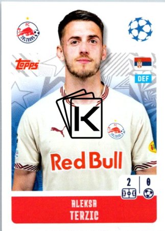 2024-25 Topps Champions League 448 Aleksa Terzic (FC Salzburg)