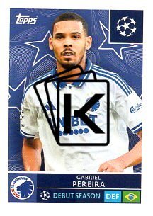 2025-26 Topps Champions League  F.C. Copenhagen 496 Gabriel Pereira