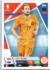 fotbalová karta Topps Match Attax EURO 2024 NED8 Daley Blind (Netherlands)