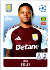 2024-25 Topps Champions League 73 Leon Bailey (Aston Villa)