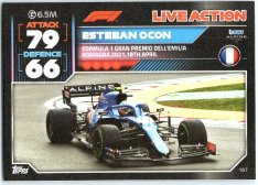 2022 Topps Formule 1Turbo Attax F1 Live Action 2021 187 Esteban Ocon (Alpine)