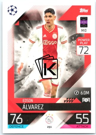 Fotbalová kartička 2022-23 Topps Match Attax UCL251 Edson Alvarez - AFC Ajax