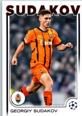 fotbalová kartička 2024-25 Topps UEFA Club Competitions Flagship 119 Georgiy Sudakov Shakhtar Donetsk