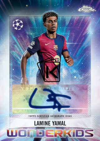 2024-25 Topps Chrome UEFA Club Competitions Jumbo Hobby Box