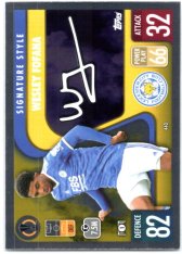fotbalová kartička 2021-22 Topps Match Attax UEFA Champions League Signature Style 440 Wesley Fofana Liecester City