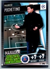 fotbalová kartička 2020-21 Topps Match Attax 101 Champions League 120 Mauricio Pochettino PSG