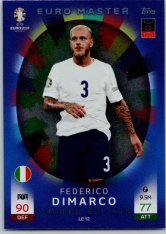 fotbalová karta Topps Match Attax EURO 2024 EURO Master Limited Edition LE 12. Federico Dimarco (Italy)