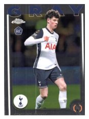 fotbalová kartička 2024-25 Topps Chrome 170 Archie Gray, Tottenham Hotspur RC