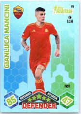 Fotbalová kartička 2023-24 Topps Match Attax UEFA Club Competitions Heritage 478 Gianluca Mancini AS Roma