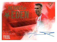 podepsaná karta 2025-26 SportZoo SK Slavia Praha Heroes of Eden /35  HES-ST Stanislav Tecl