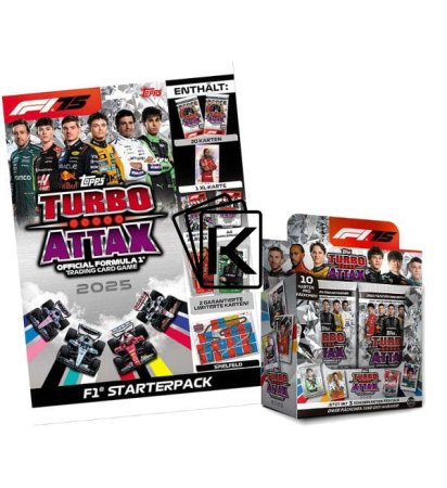 2025 Topps Turbo Attax Formule 1 Starter Set