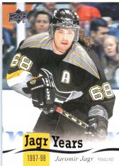 Insertní karta 2018-19 Years JJ-8 Jaromir Jagr Pittsburgh