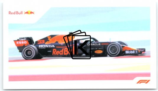 samolepka 2021 Topps Formule 1 Widescreen 39 Max Verstappen Red Bull