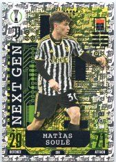 Fotbalová kartička 2023-24 Topps Match Attax UEFA Club Competitions Next Gen 394 Matias Soule Juventus