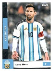 fotbalová kartička 2025-26 Topps Team Set Argentina 16 Lionel Messi