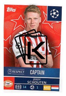 2025-26 Topps Champions League PSV Eindhoven 369 Jerdy Schouten
