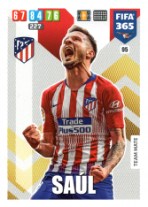 Fotbalová kartička Panini Adrenalyn XL FIFA 365 - 2020 Team Mate 95 Saul  Atletico de Madrid