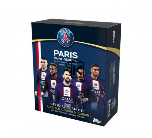 2022-23 Topps Paris Saint-Germain Team Set Box