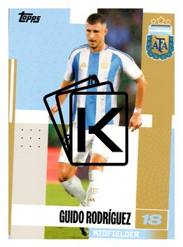 fotbalová kartička 2024-25 Topps Argentina Team Set 23 Guido Rodríguez